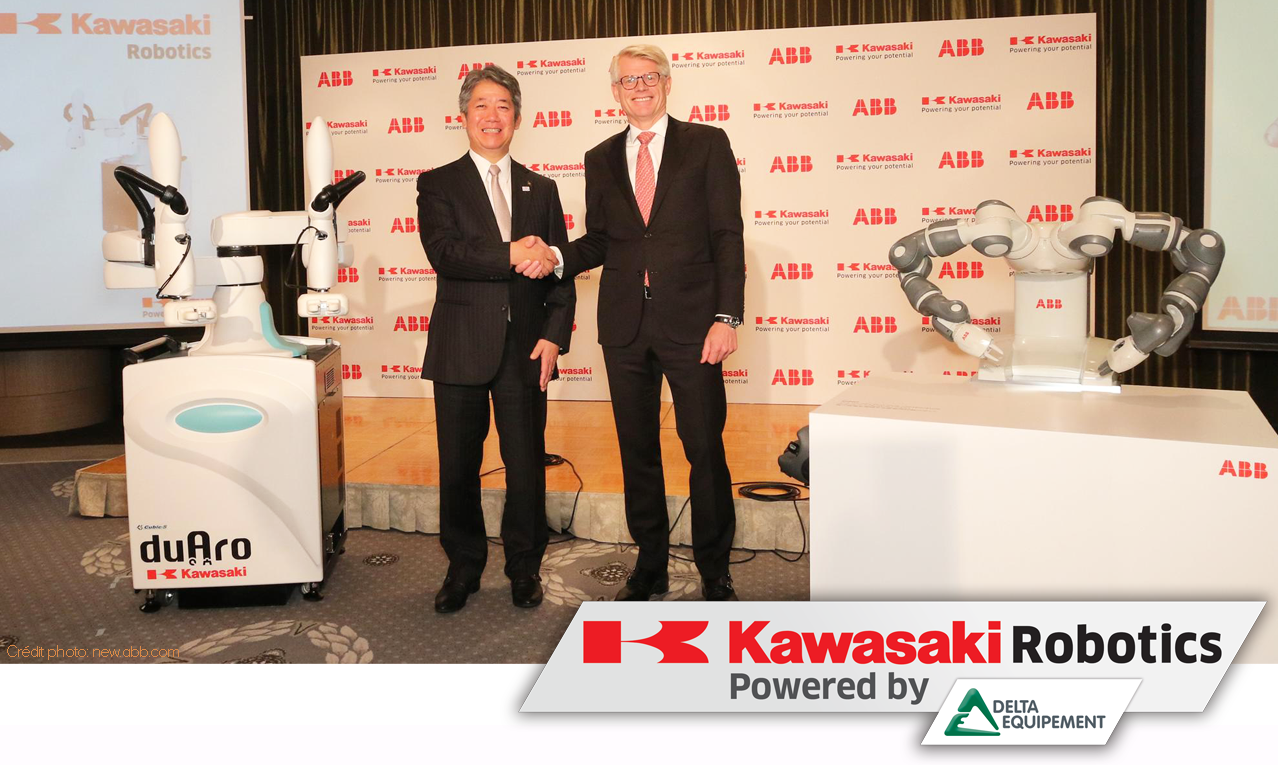partenariat ABB Kawasaki Robotics pour les robots collaboratifs
